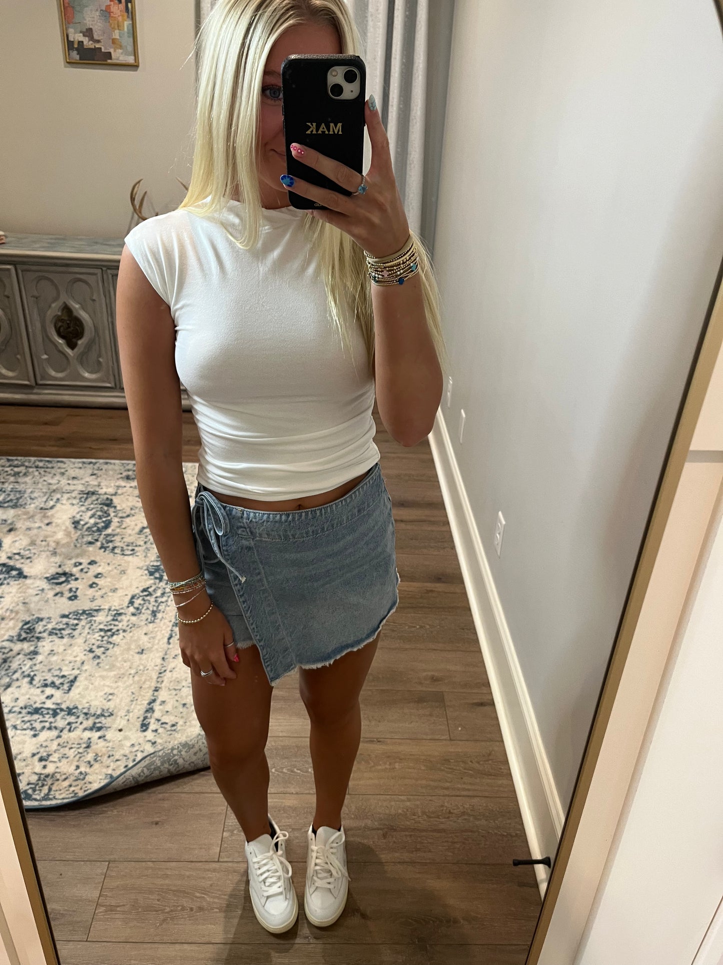 Kendall Top- White