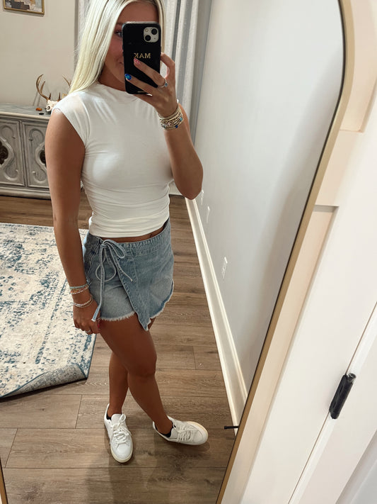 Kendall Top- White