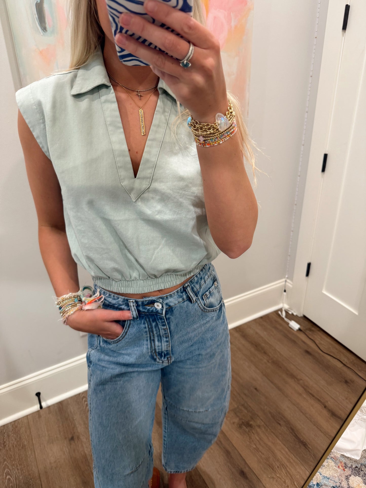 Anniston Top - Mint