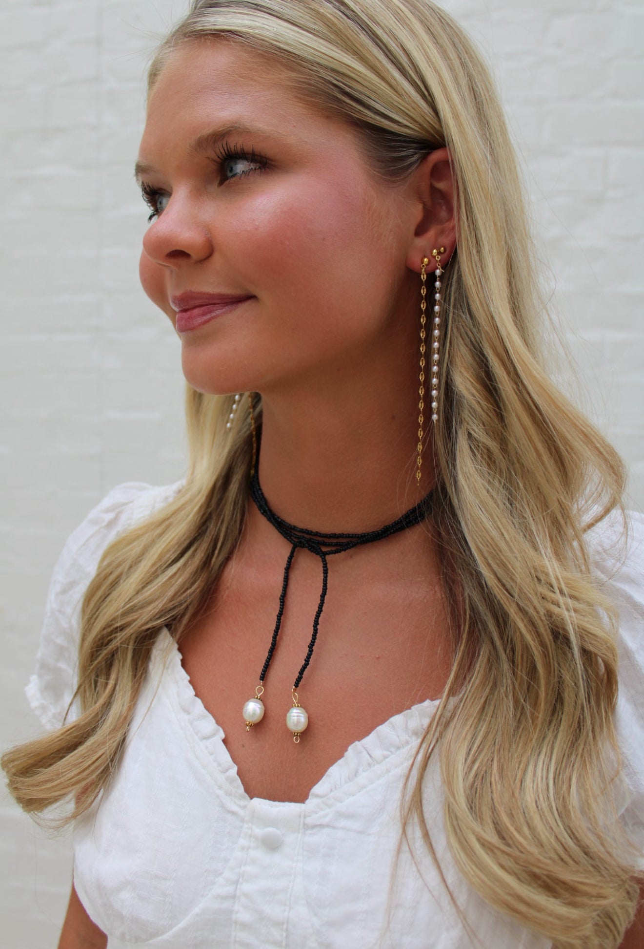 Gold Chain Duster Earrings