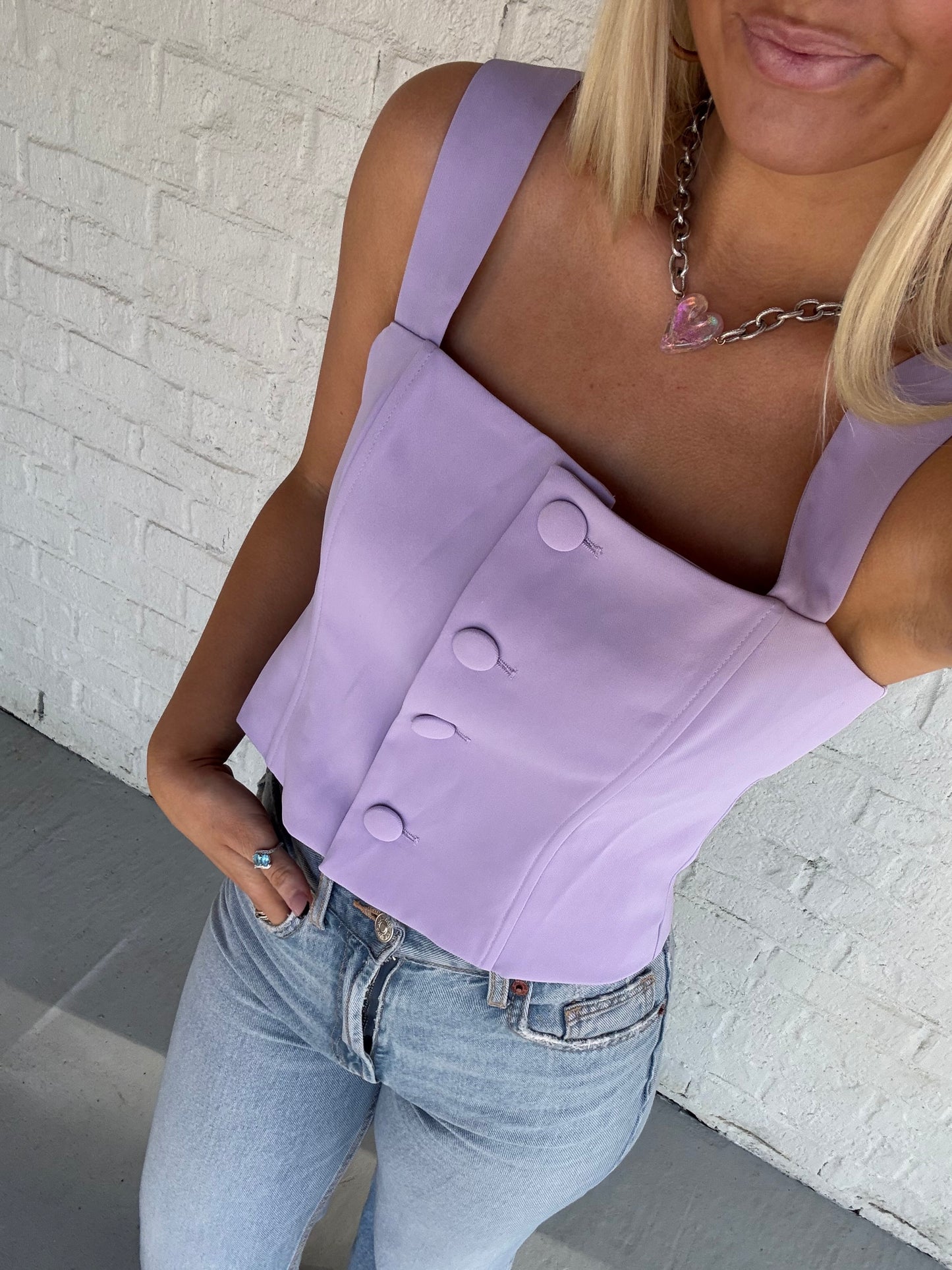 Swayze Top - Lavender