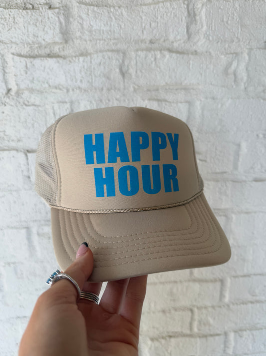 Happy Hour Trucker - Tan