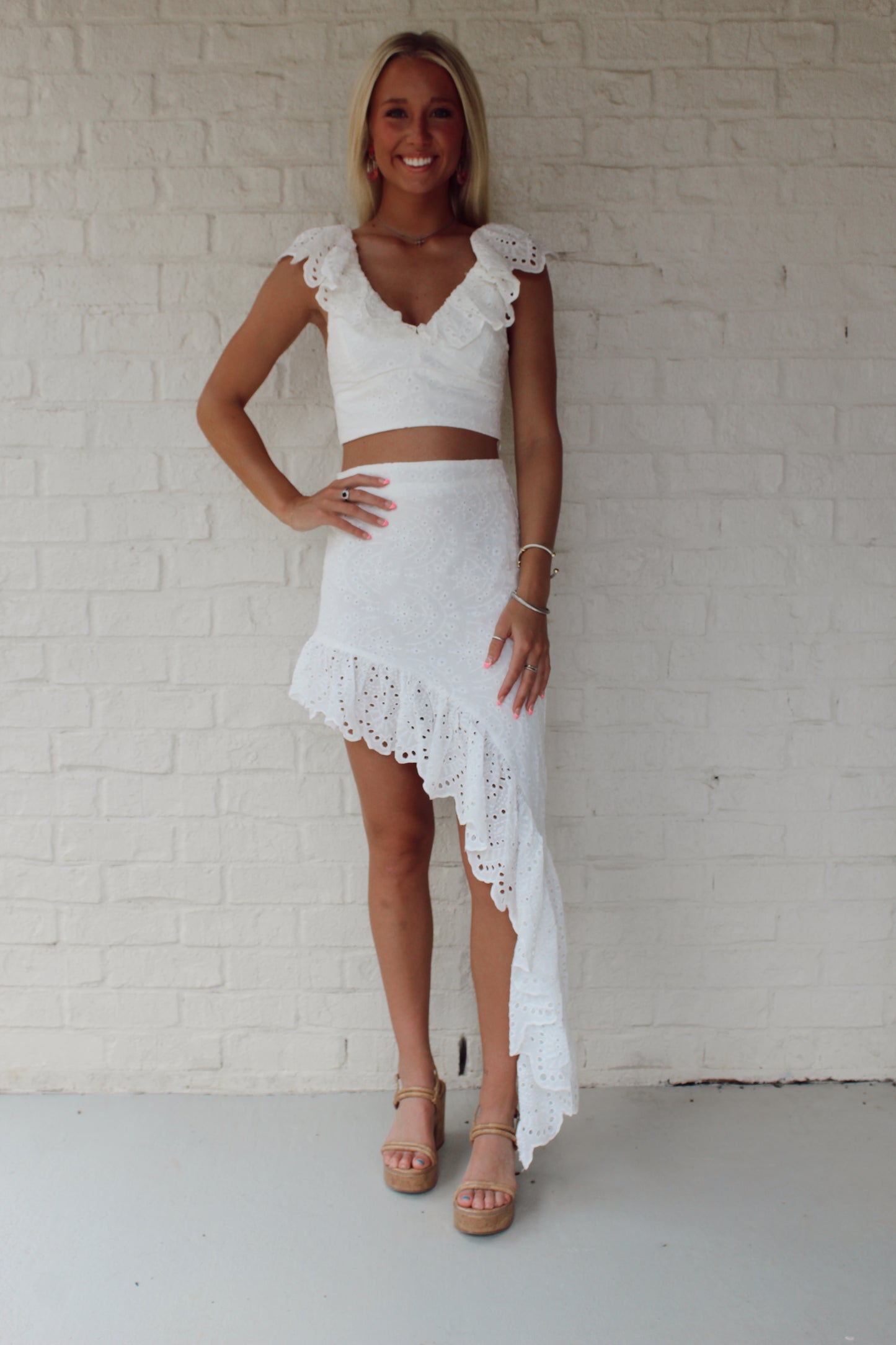 Livvy Ruffle Top & Skirt