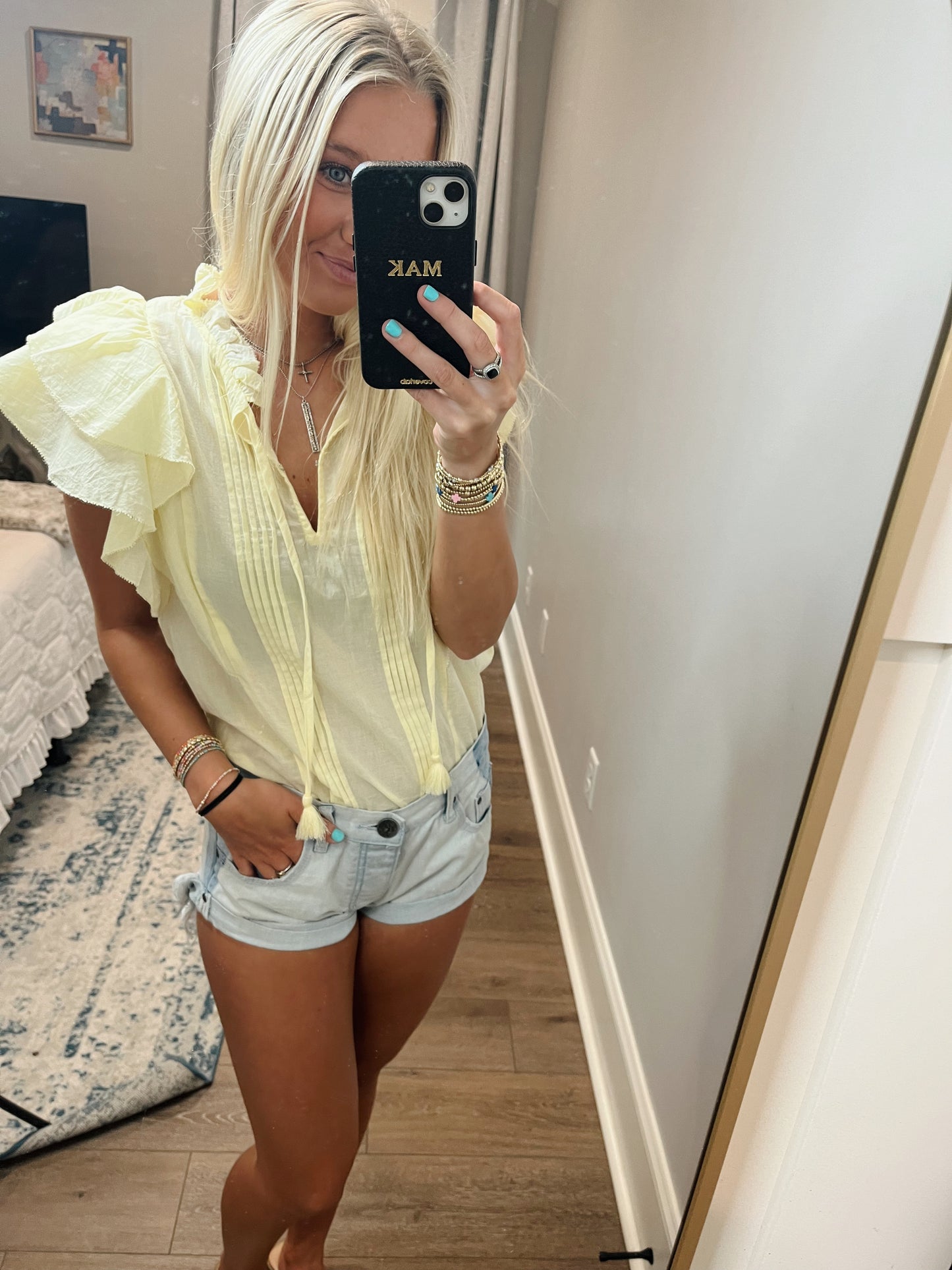 Janelle Light Yellow Top