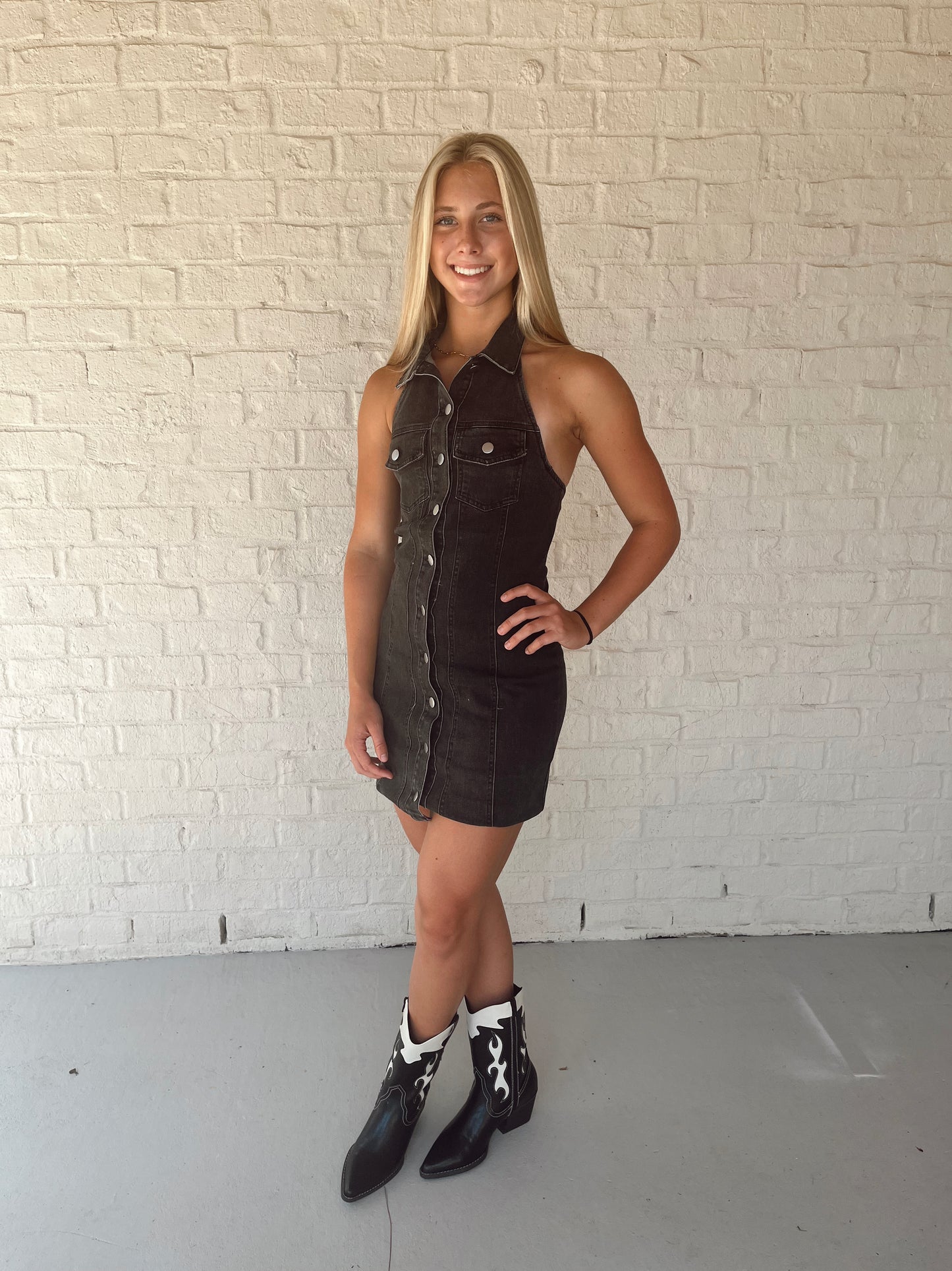 Daisy Denim Dress