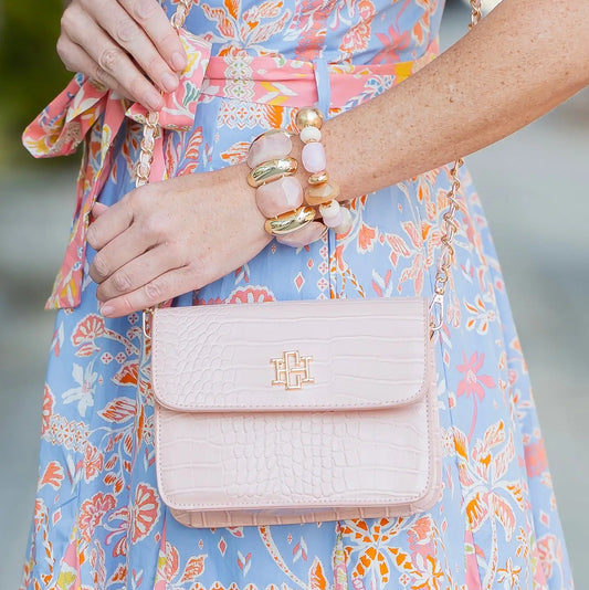 Evelyn Crossbody Blush - Caroline Hill