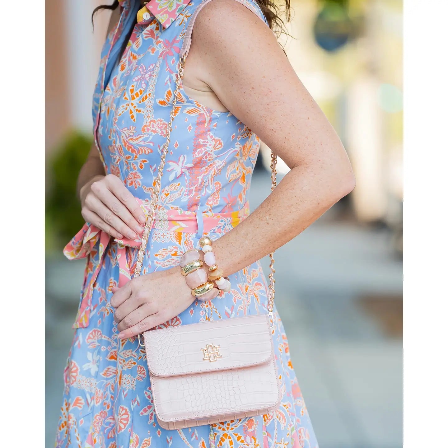 Evelyn Crossbody Blush - Caroline Hill
