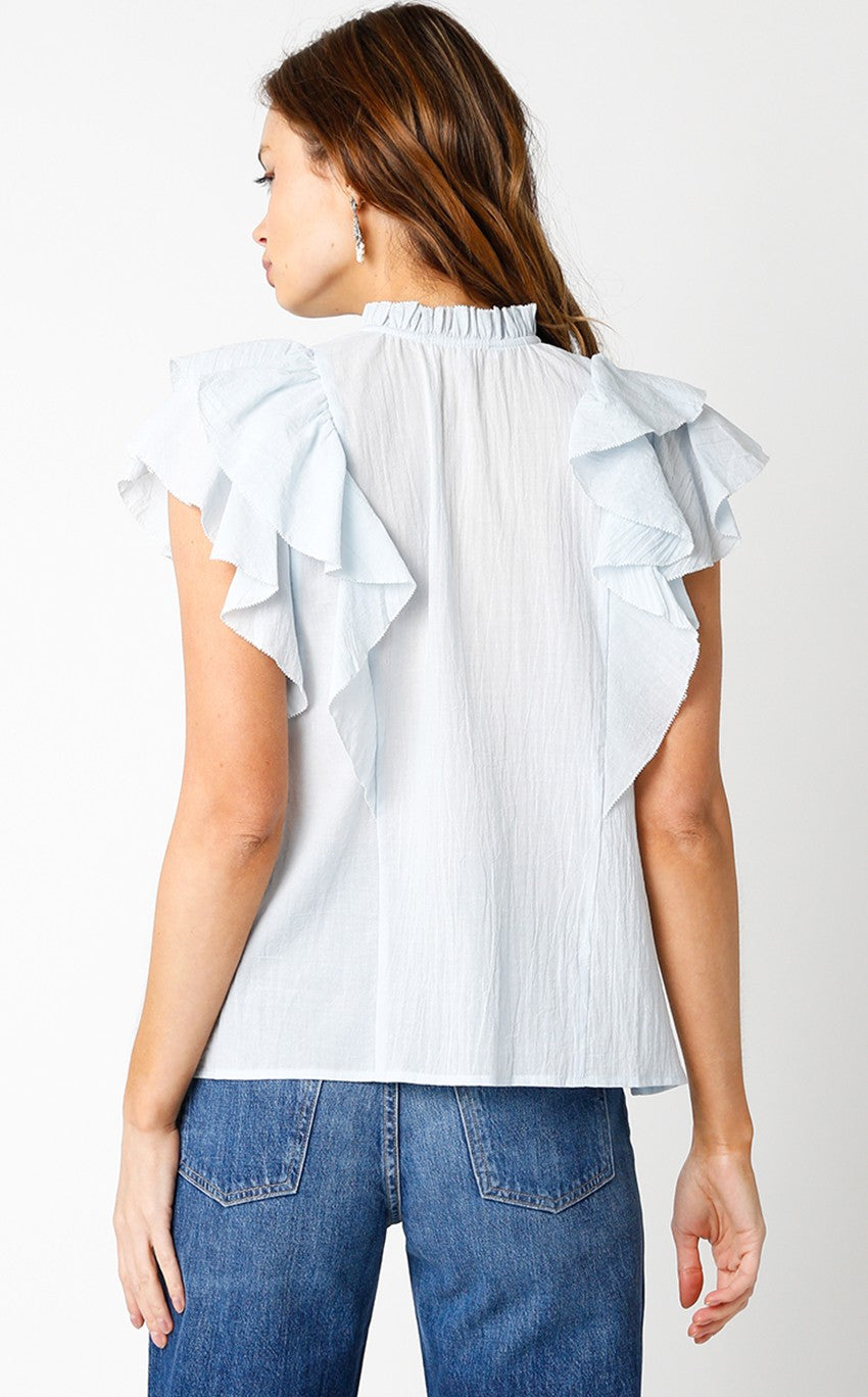 Janelle Baby Blue Top