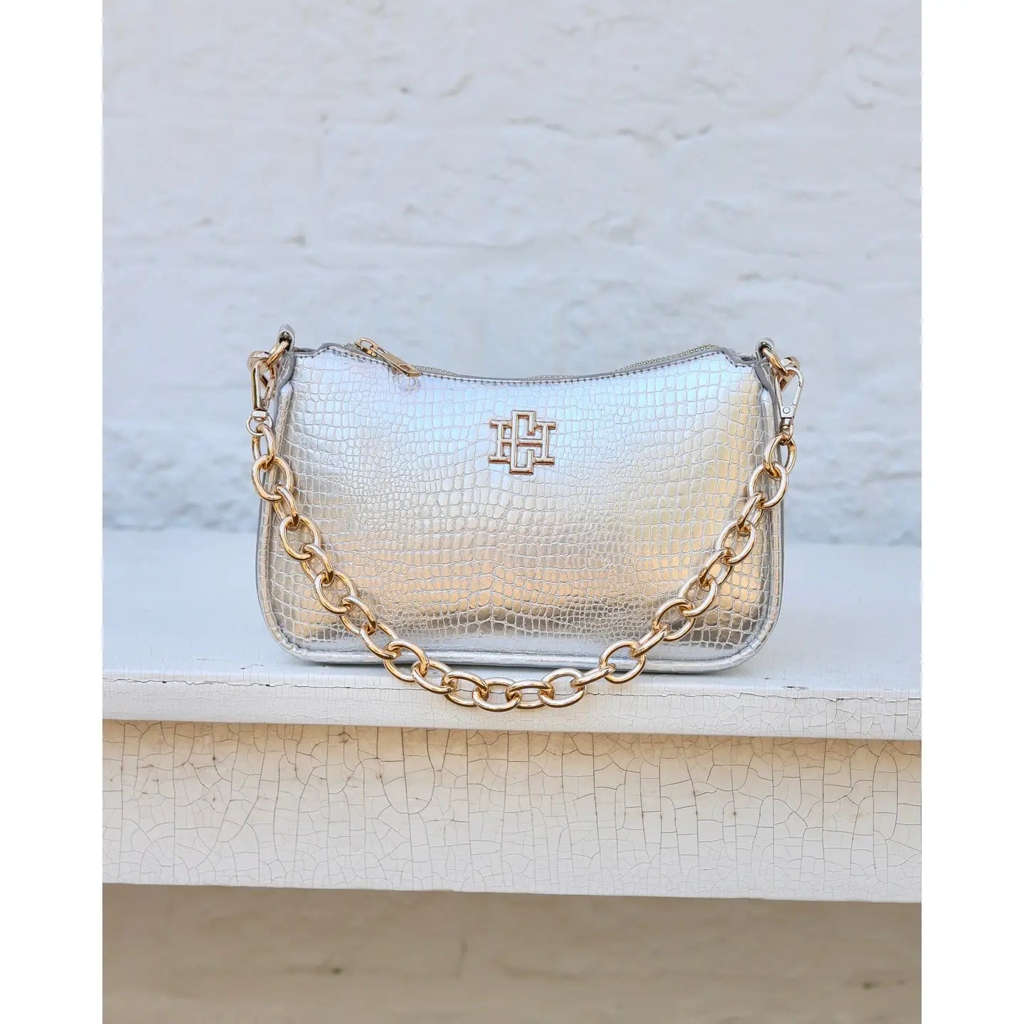 Joan Crossbody Silver - Caroline Hill