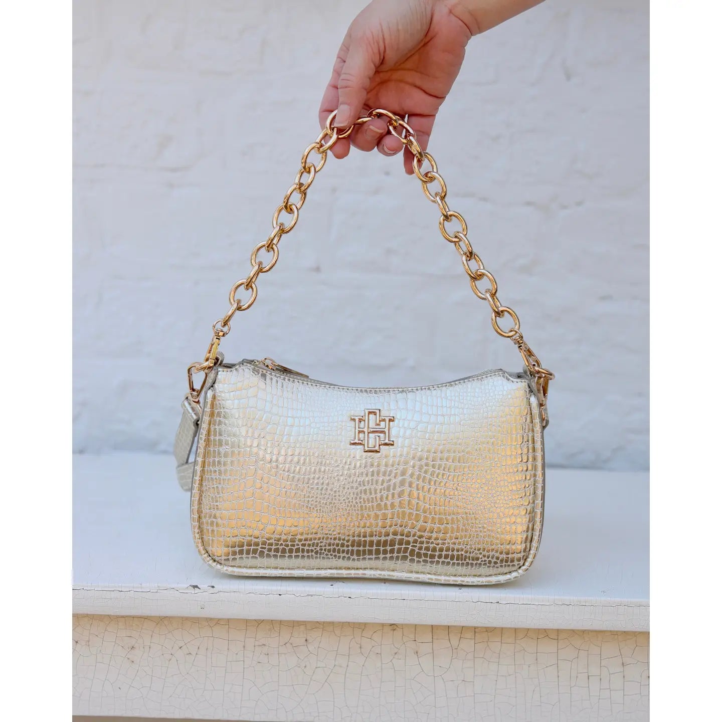 Joan Crossbody Gold - Caroline Hill