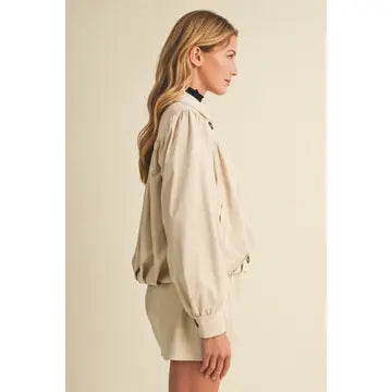 Faux Suede Jacket