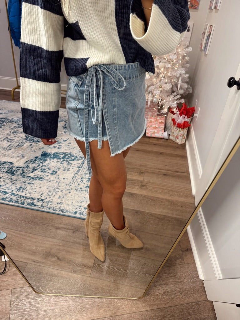 Isabelle Denim Skort