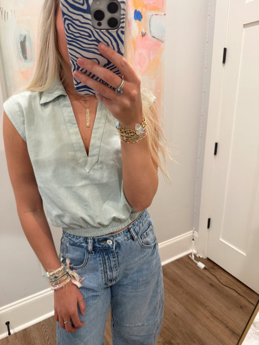 Anniston Top - Mint