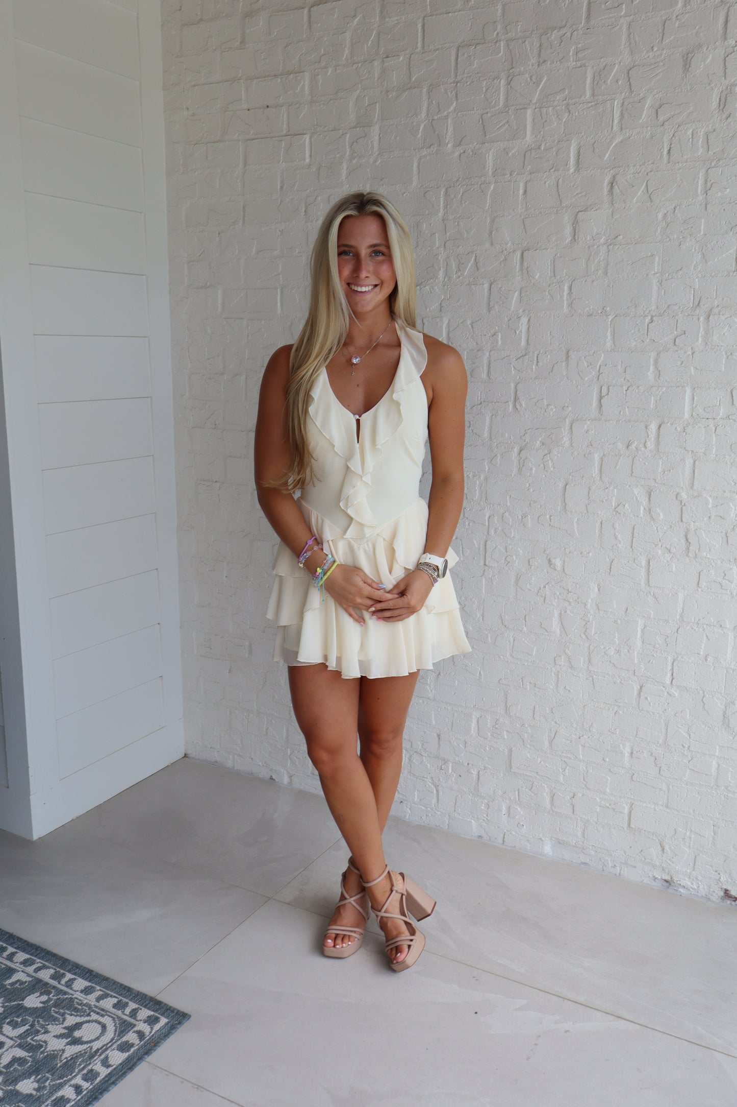 Palmer Romper - Cream