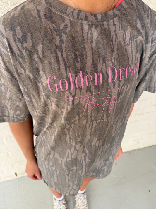 Mossy Oak Short Sleeve - Golden Dream Boutique
