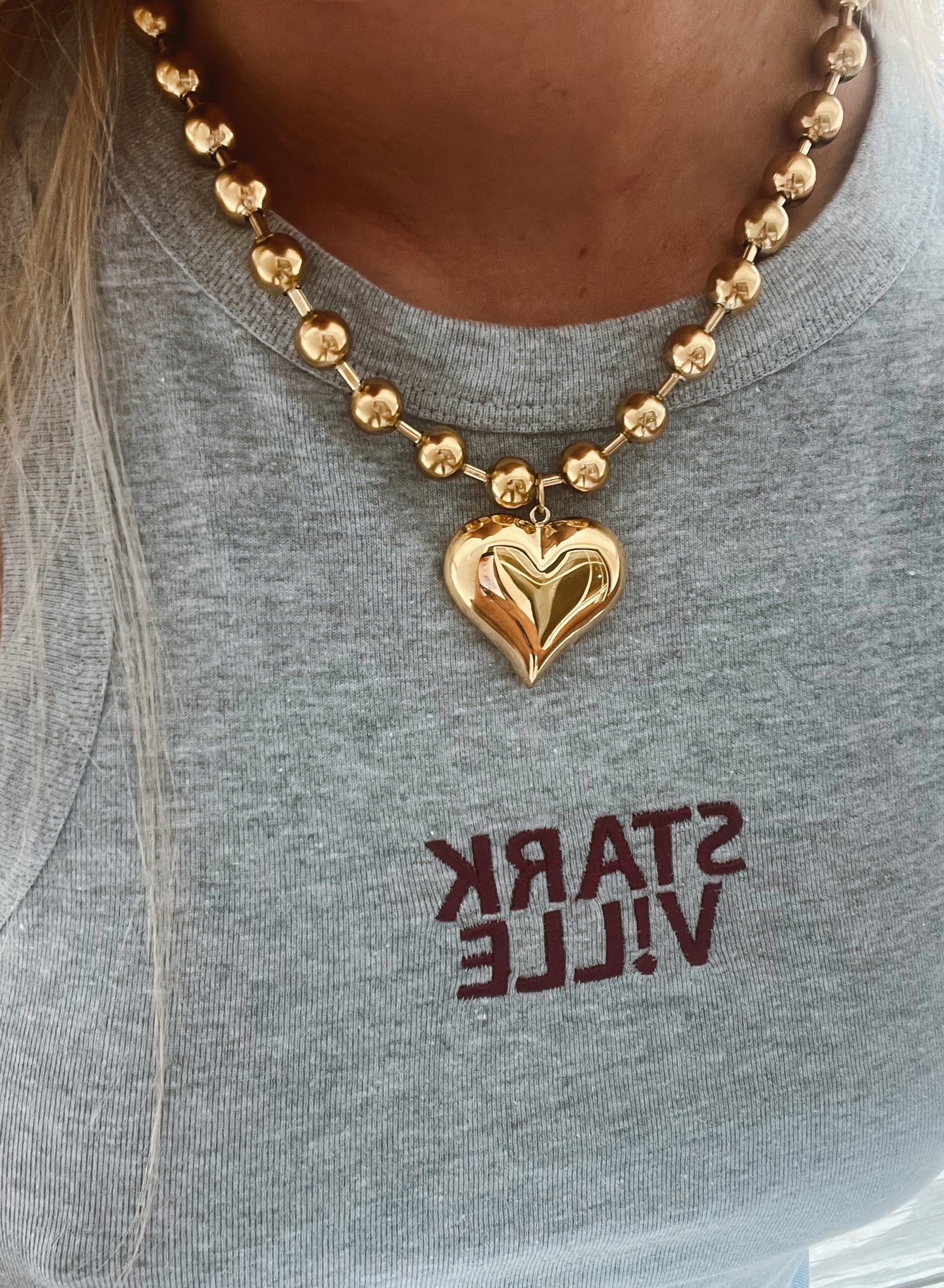 Chunky Heart Necklace