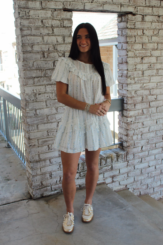 Mia Floral Set - White