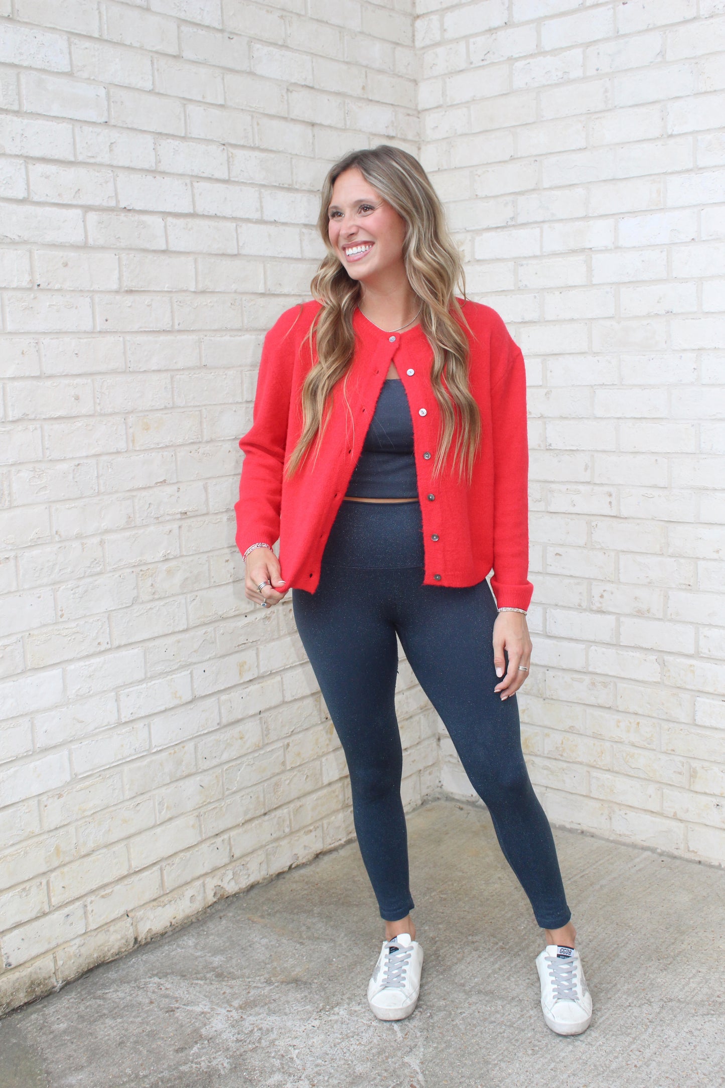 Charlotte Cardigan - Red