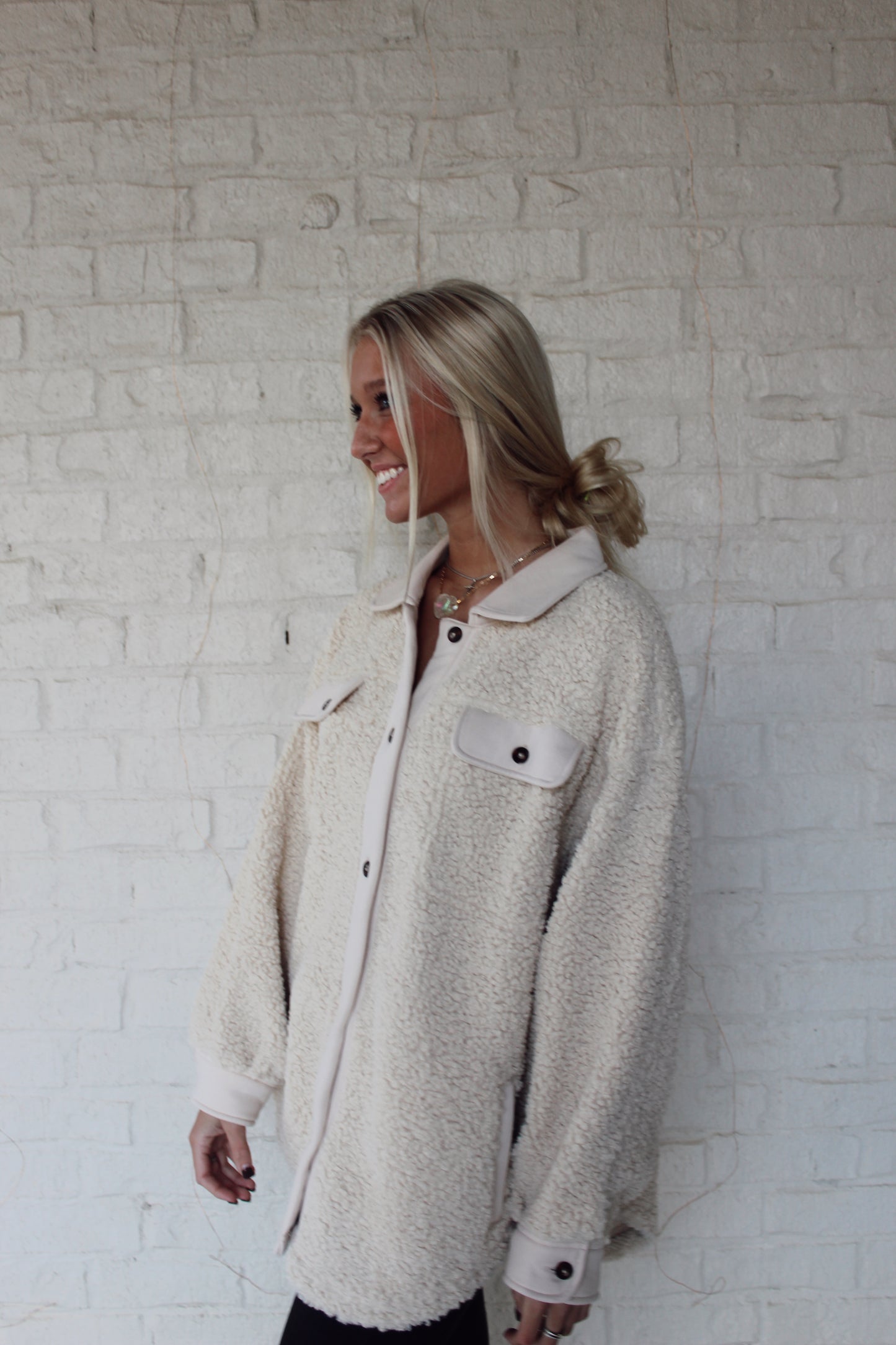 Oversized Sherpa Fleece