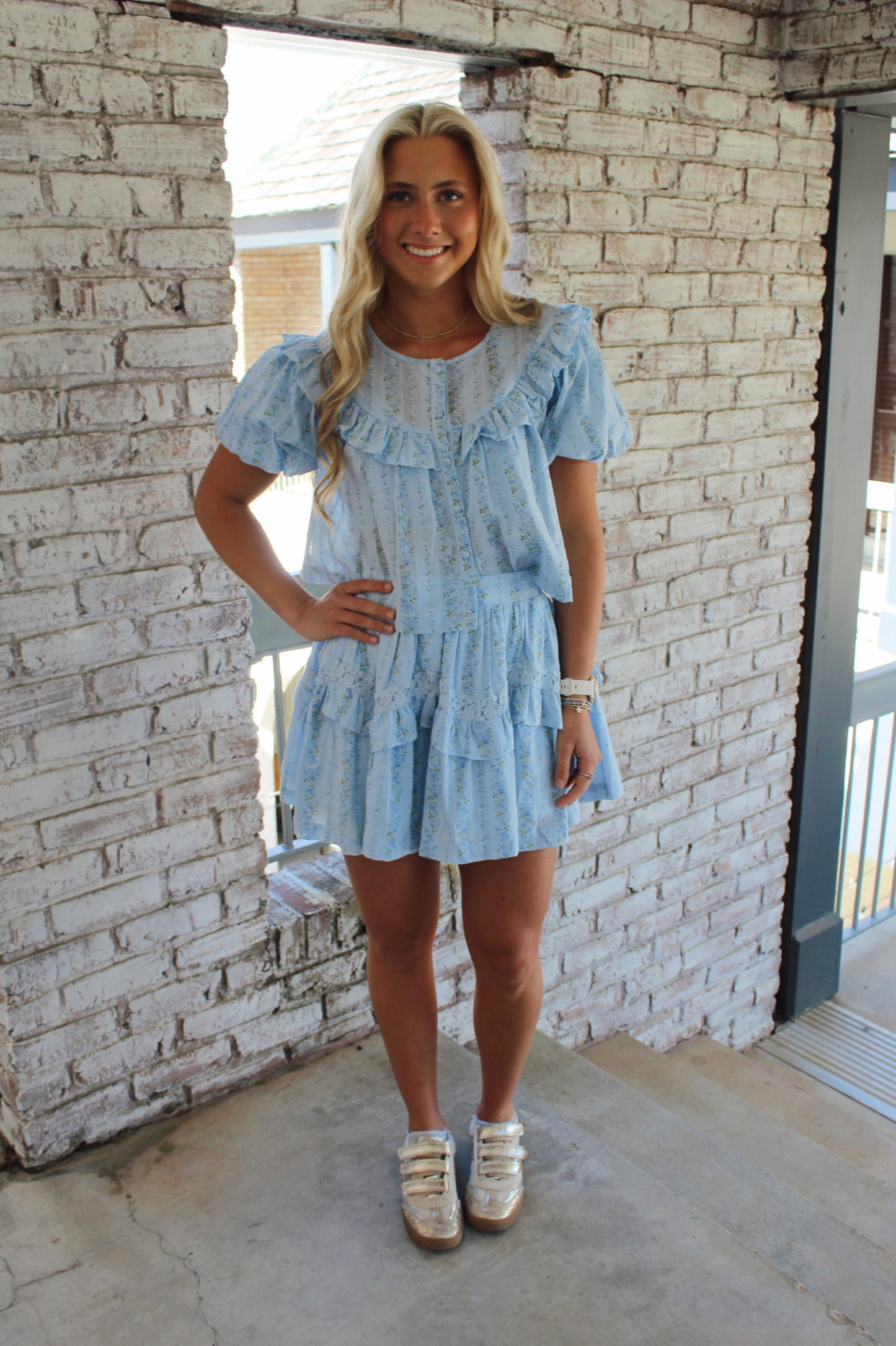 Mia Floral Set - Blue
