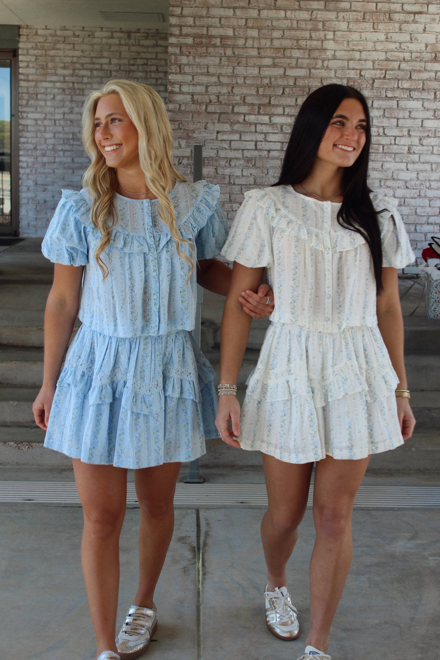 Mia Floral Set - White