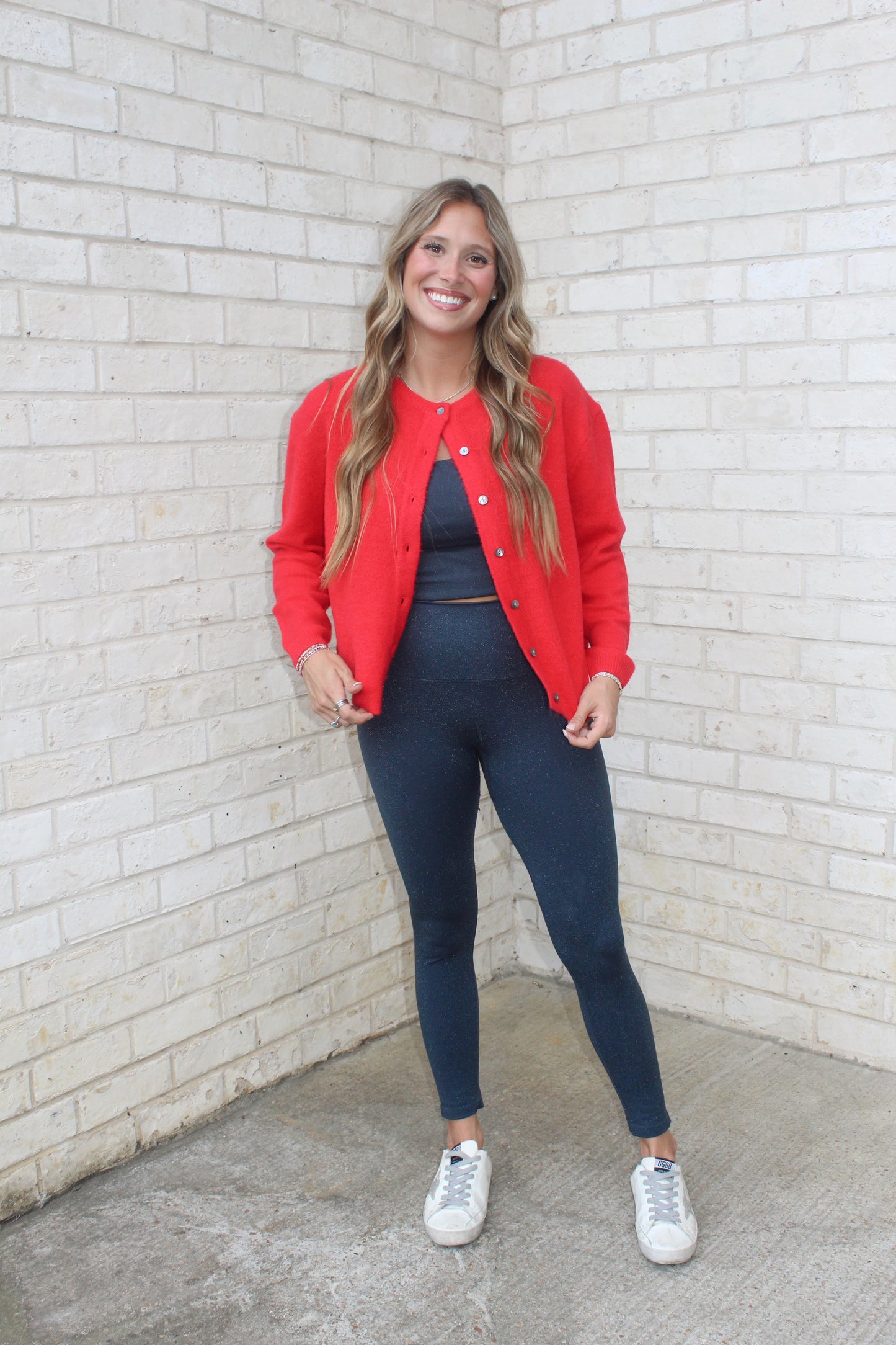 Charlotte Cardigan - Red