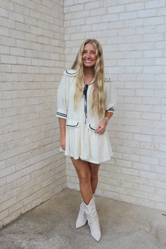 Marie Sailor Collar Dress