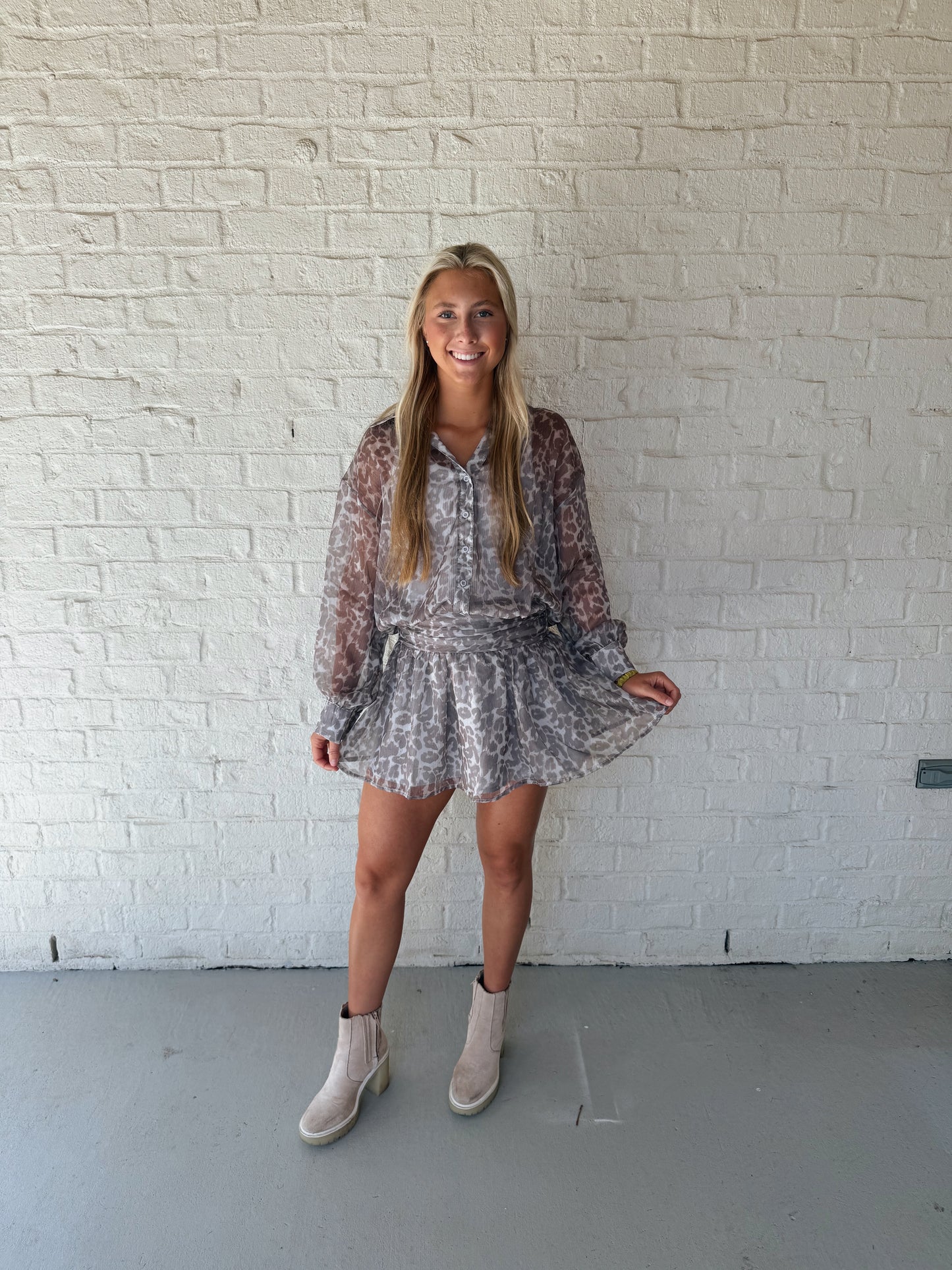 Wren Low Waist Shirt Dress