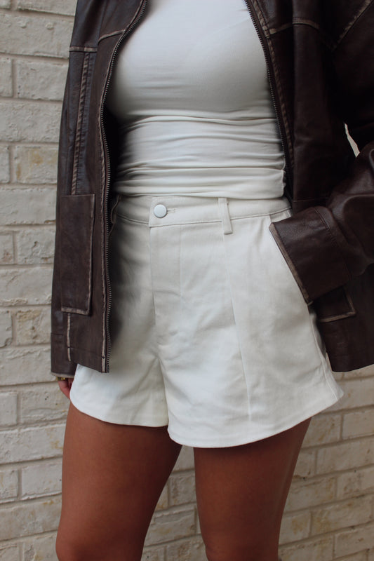 Camille Pleated Shorts