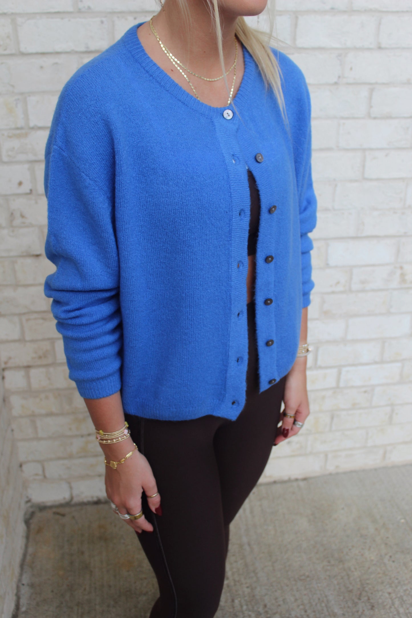 Charlotte Cardigan - Blue