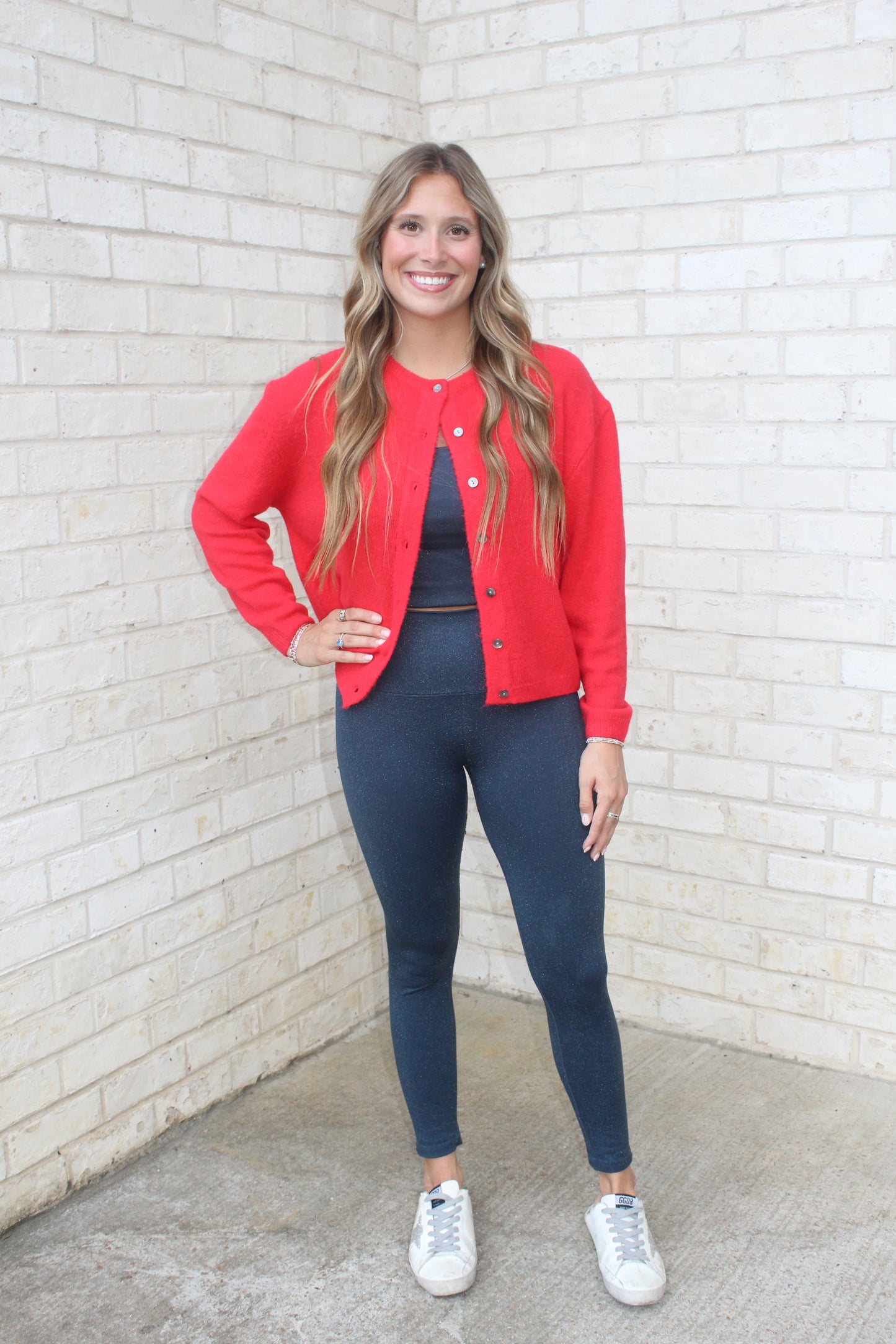 Charlotte Cardigan - Red