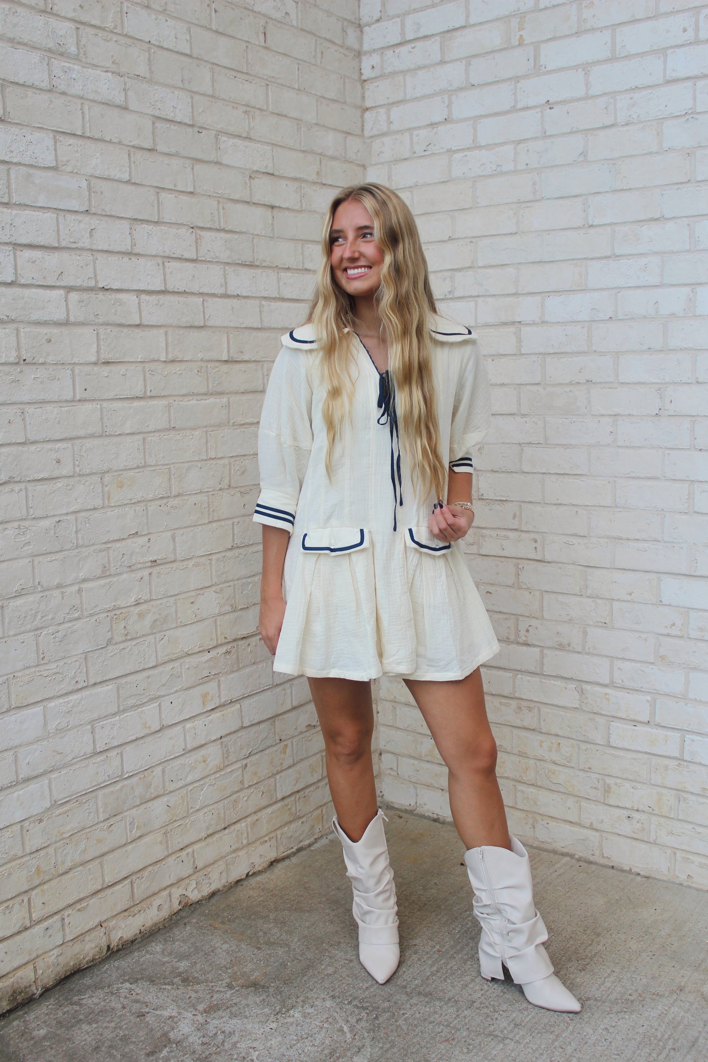 Marie Sailor Collar Dress
