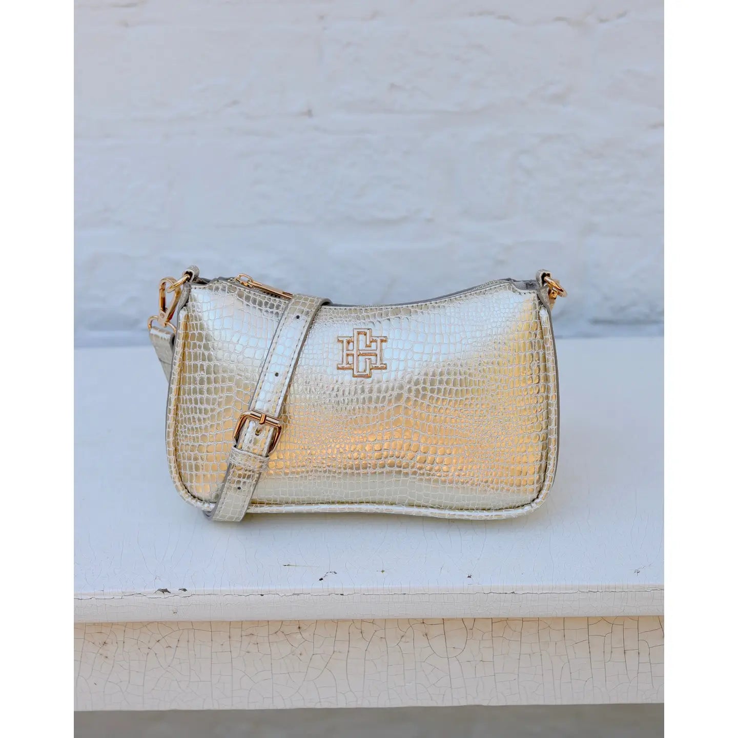 Joan Crossbody Gold - Caroline Hill