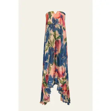 Camille Pleated Maxi Dress