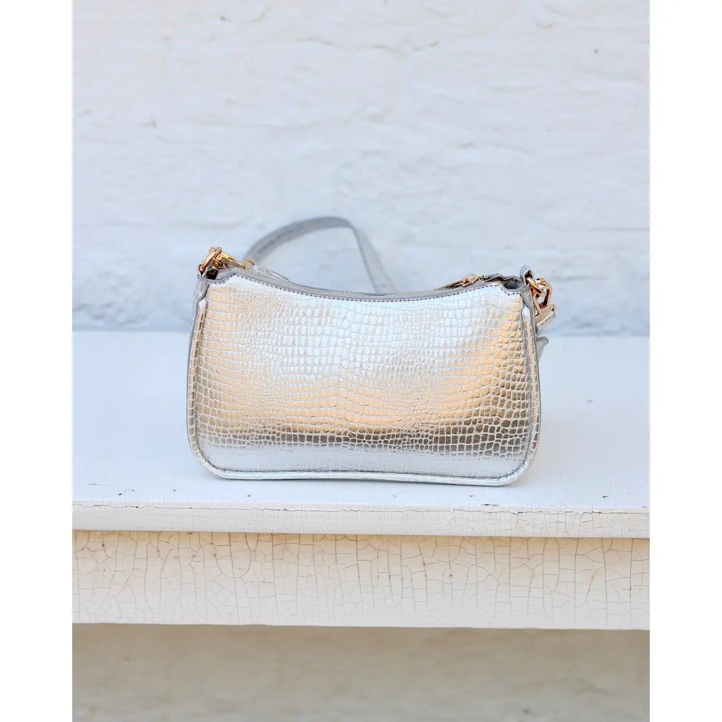 Joan Crossbody Silver - Caroline Hill