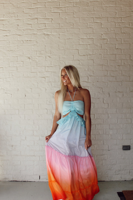 Ombre Maxi Dress